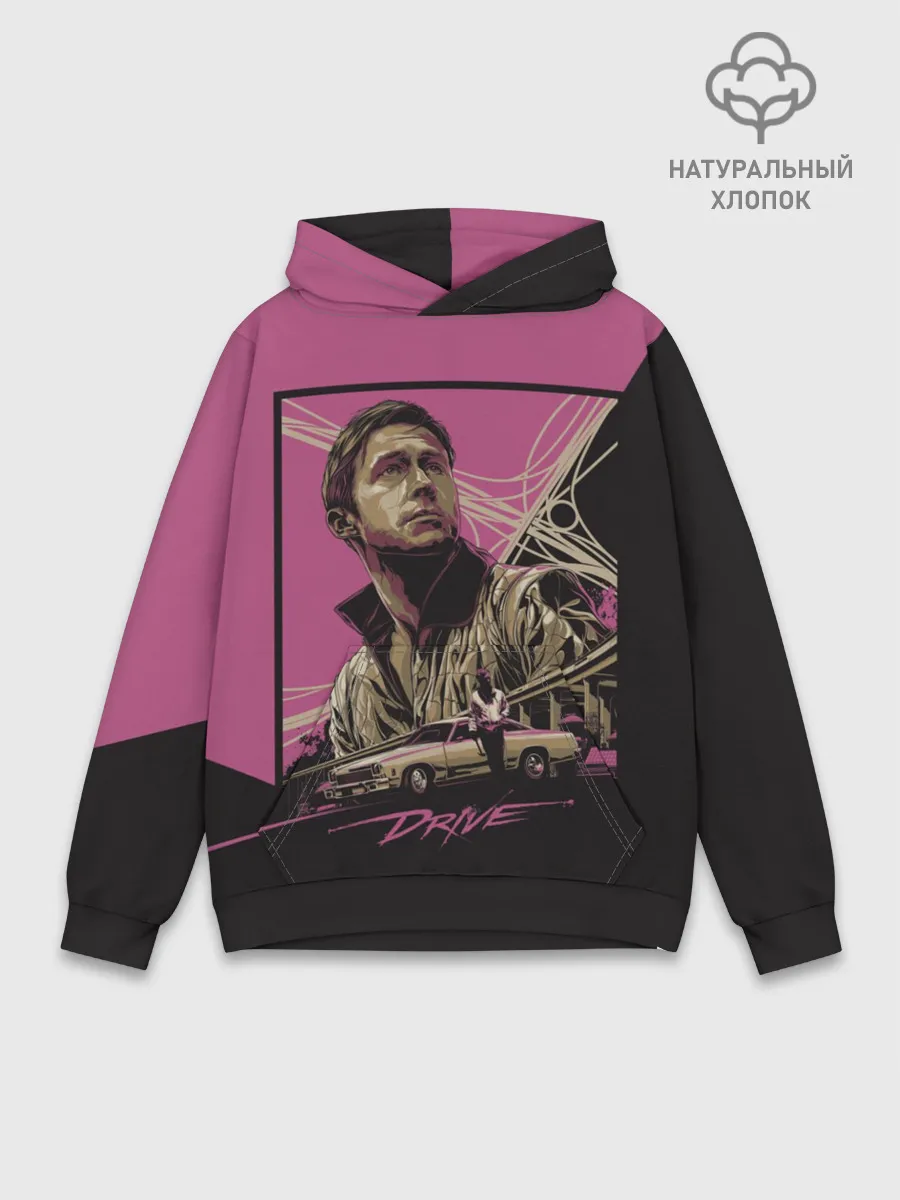 Худи мужской база хлопок / Drive