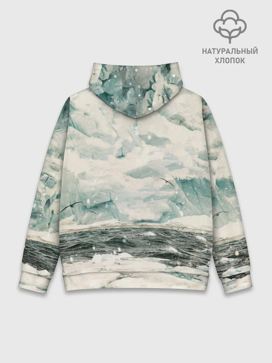 Худи мужской база хлопок / Ледокол Вега