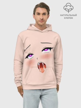 Худи мужской база хлопок / Ahegao pick