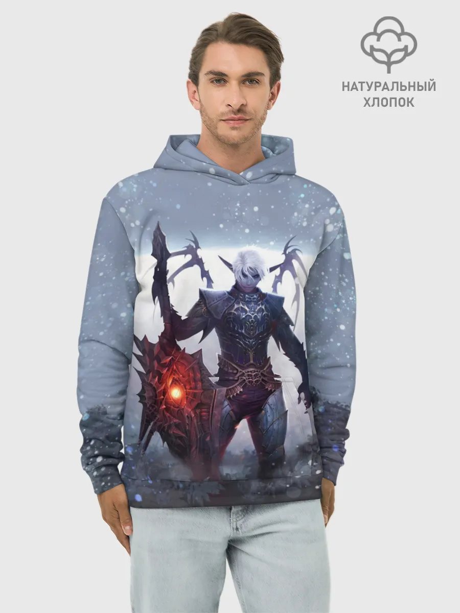 Худи мужской база хлопок / Dark knight