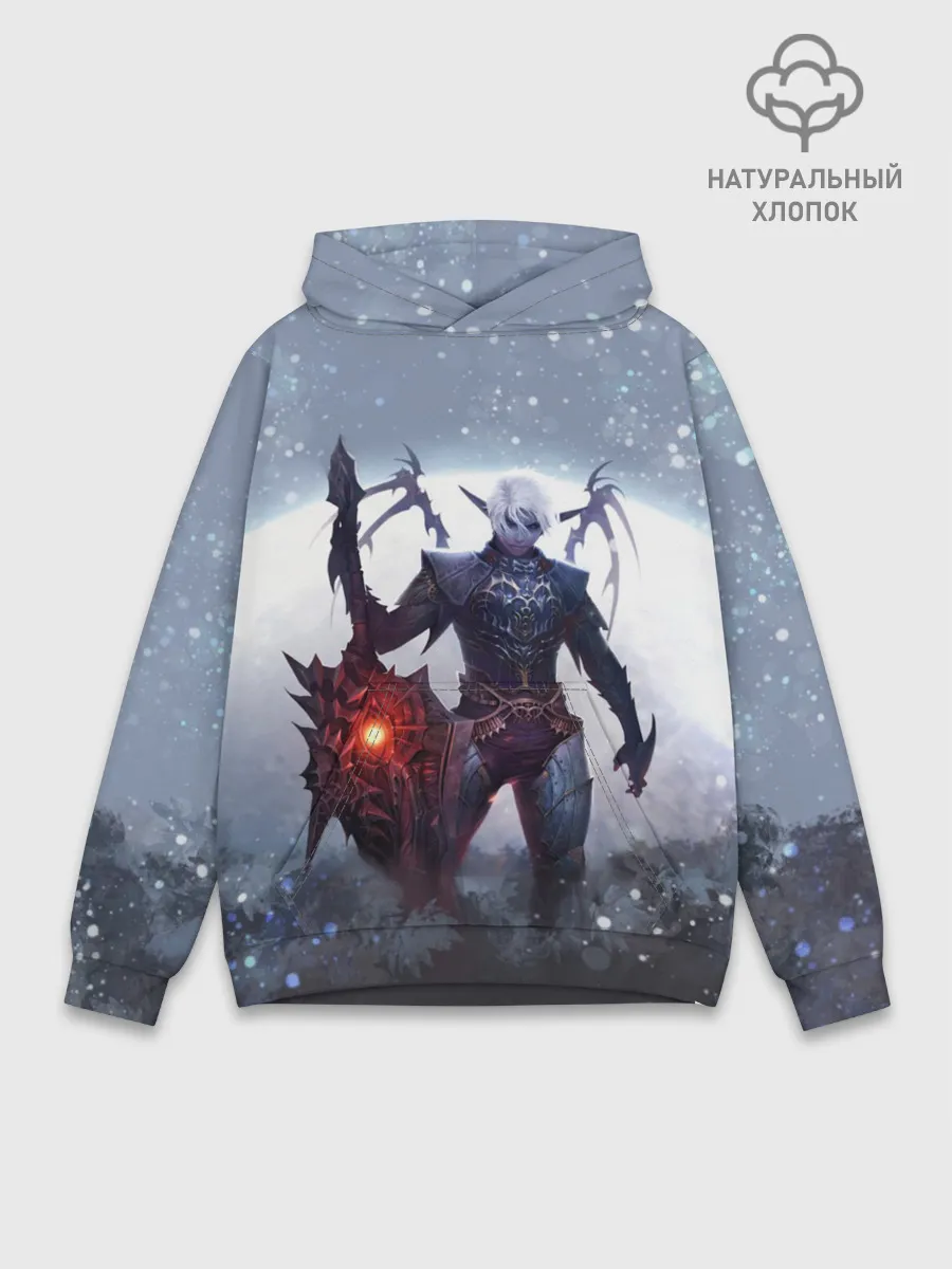 Худи мужской база хлопок / Dark knight