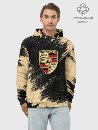 Худи мужской база хлопок / Porsche