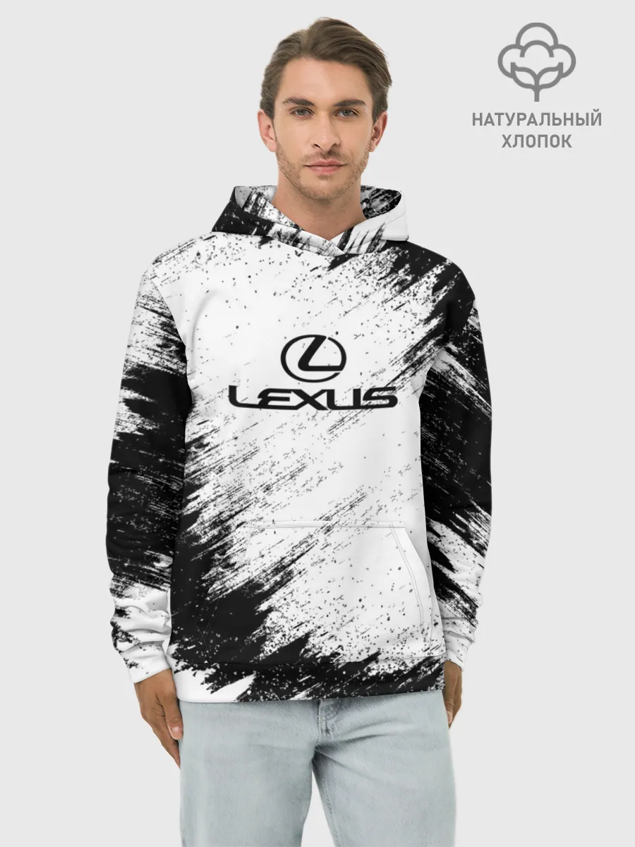 Худи мужской база хлопок / Lexus