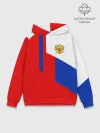 Худи мужской база хлопок / RUSSIA SPORT | РОССИЯ ТРИКОЛОР