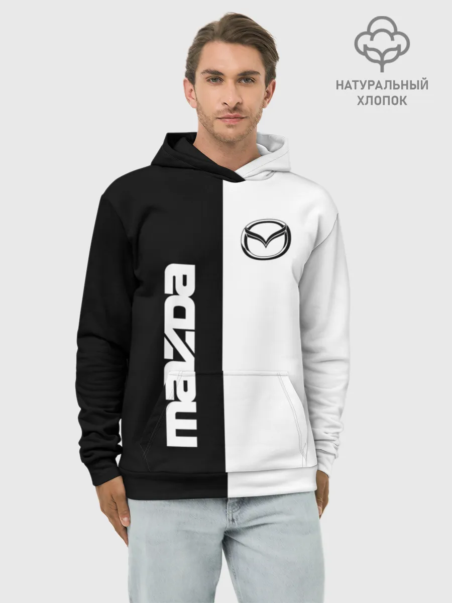 Худи мужской база хлопок / Mazda