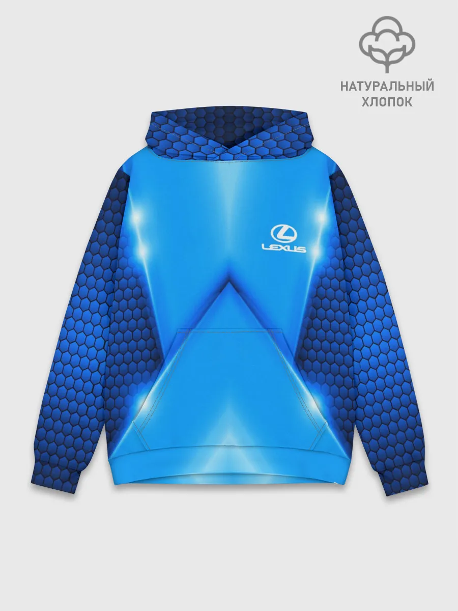 Худи мужской база хлопок / Lexus car sport SKY