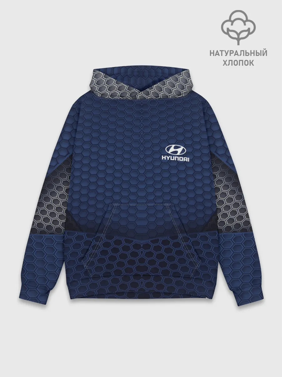 Худи мужской база хлопок / Hyundai SPORT MOTORS