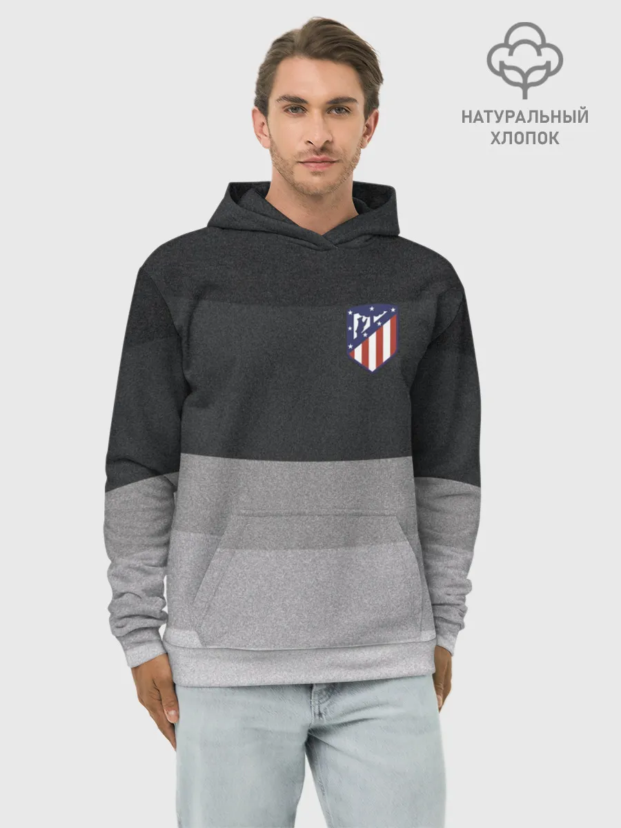 Худи мужской база хлопок / Атлетико Мадрид