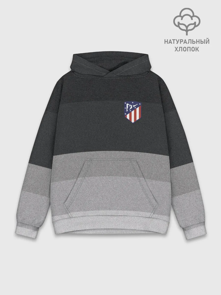 Худи мужской база хлопок / Атлетико Мадрид
