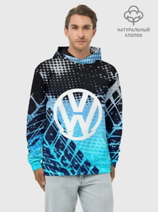 Худи мужской база хлопок / Volkswagen sport auto motors