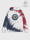 Худи мужской база хлопок / Alfa Romeo