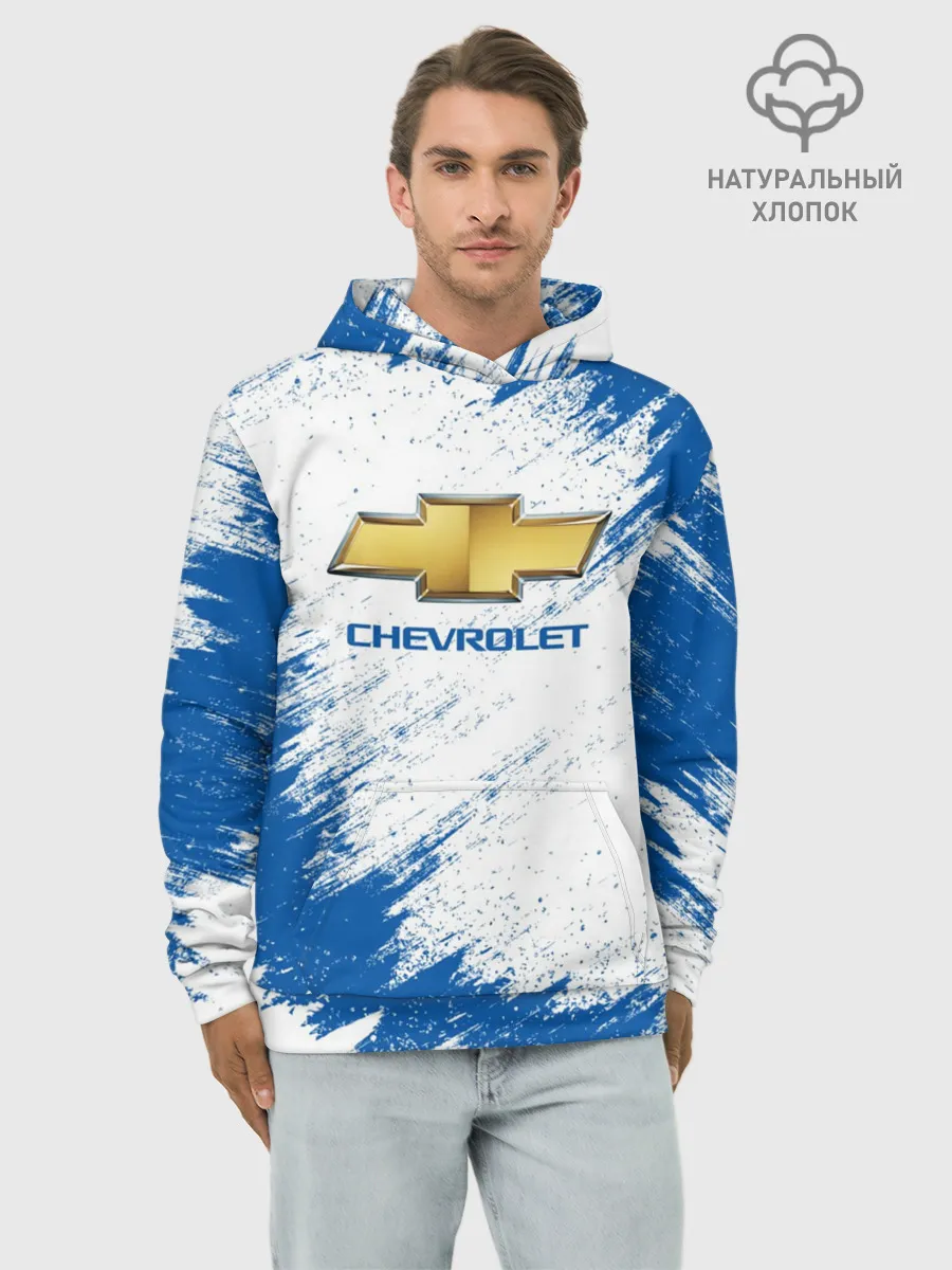 Худи мужской база хлопок / Chevrolet