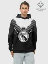 Худи мужской база хлопок / Real Madrid abstract original