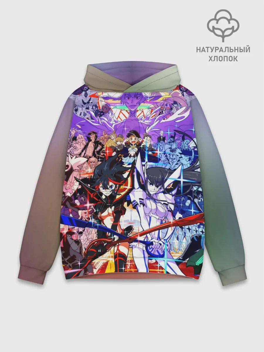 Худи мужской база хлопок / Kill La Kill полный набор