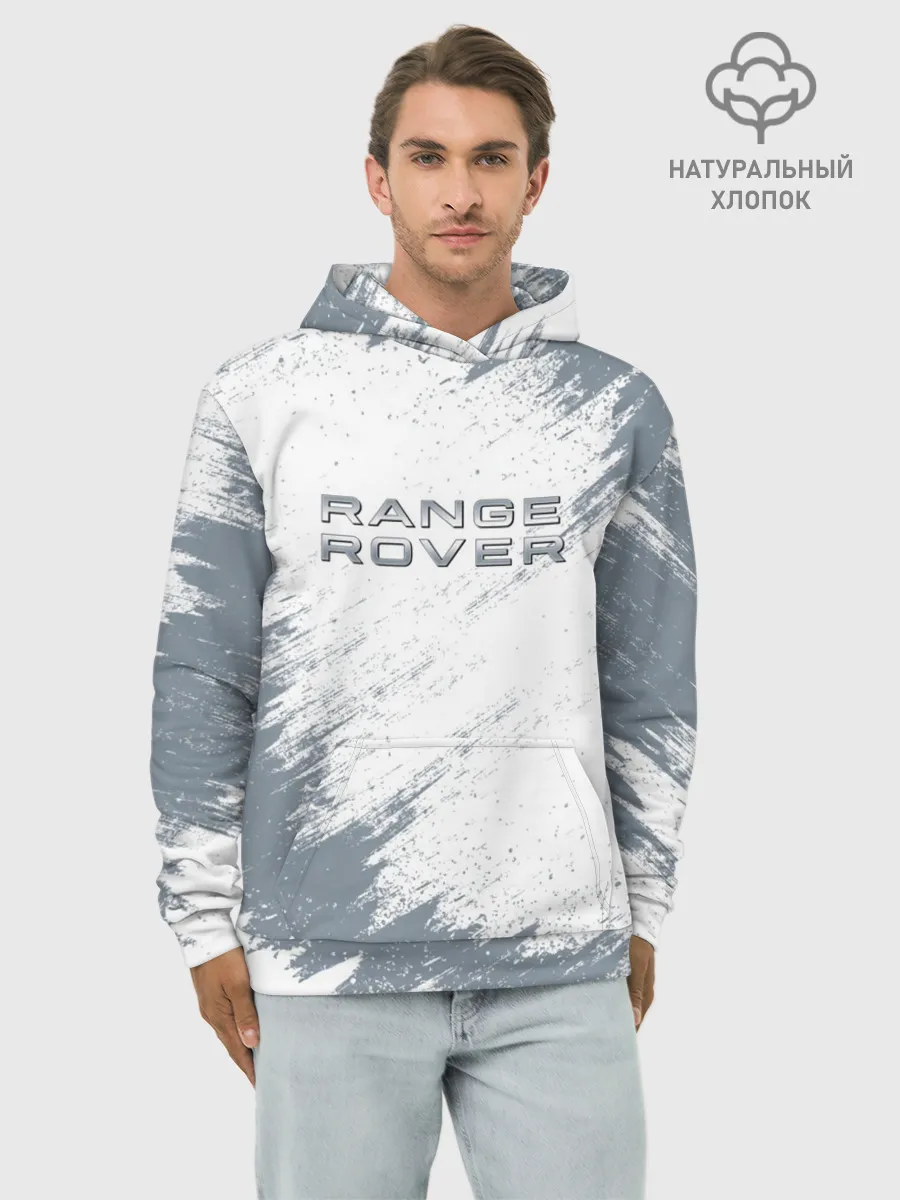Худи мужской база хлопок / RANGE ROVER