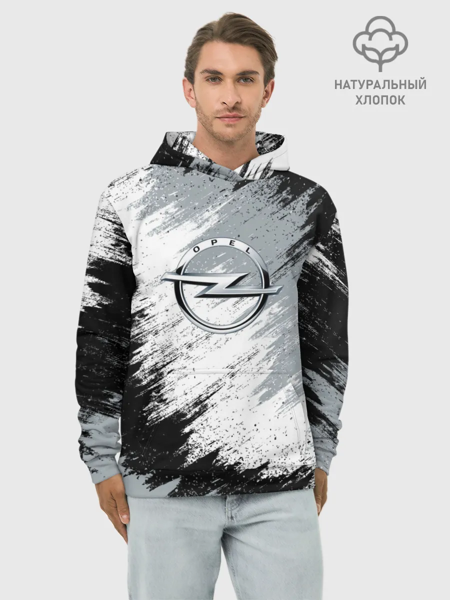 Худи мужской база хлопок / OPEL