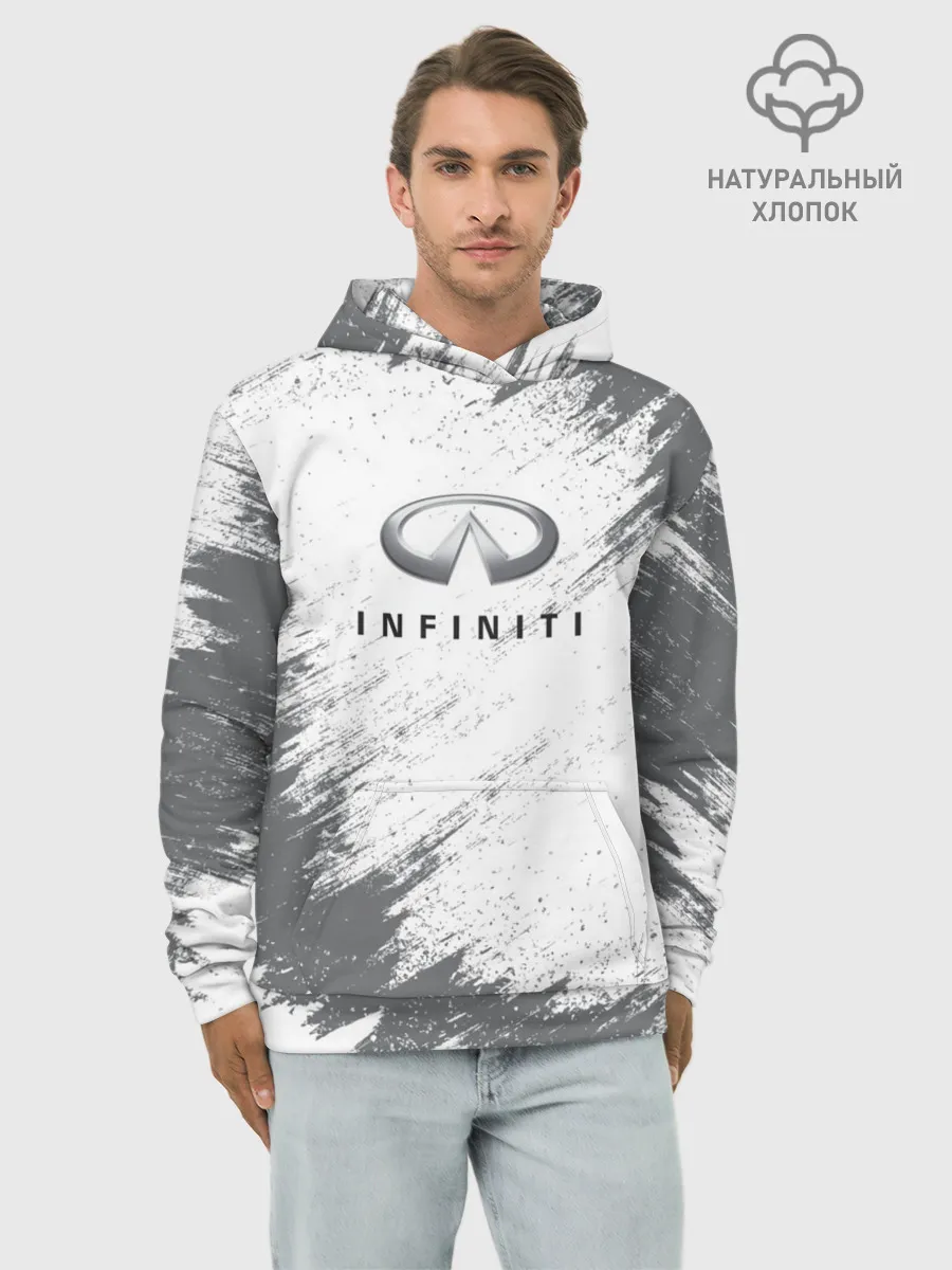 Худи мужской база хлопок / INFINITI