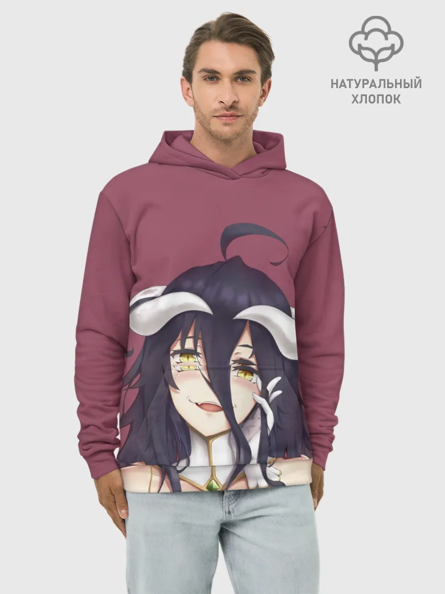 Худи мужской база хлопок / Albedo Overlord