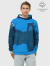 Худи мужской база хлопок / REAL MADRID SPORT BLUE