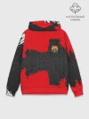 Худи мужской база хлопок / BARCELONA SPORT RED