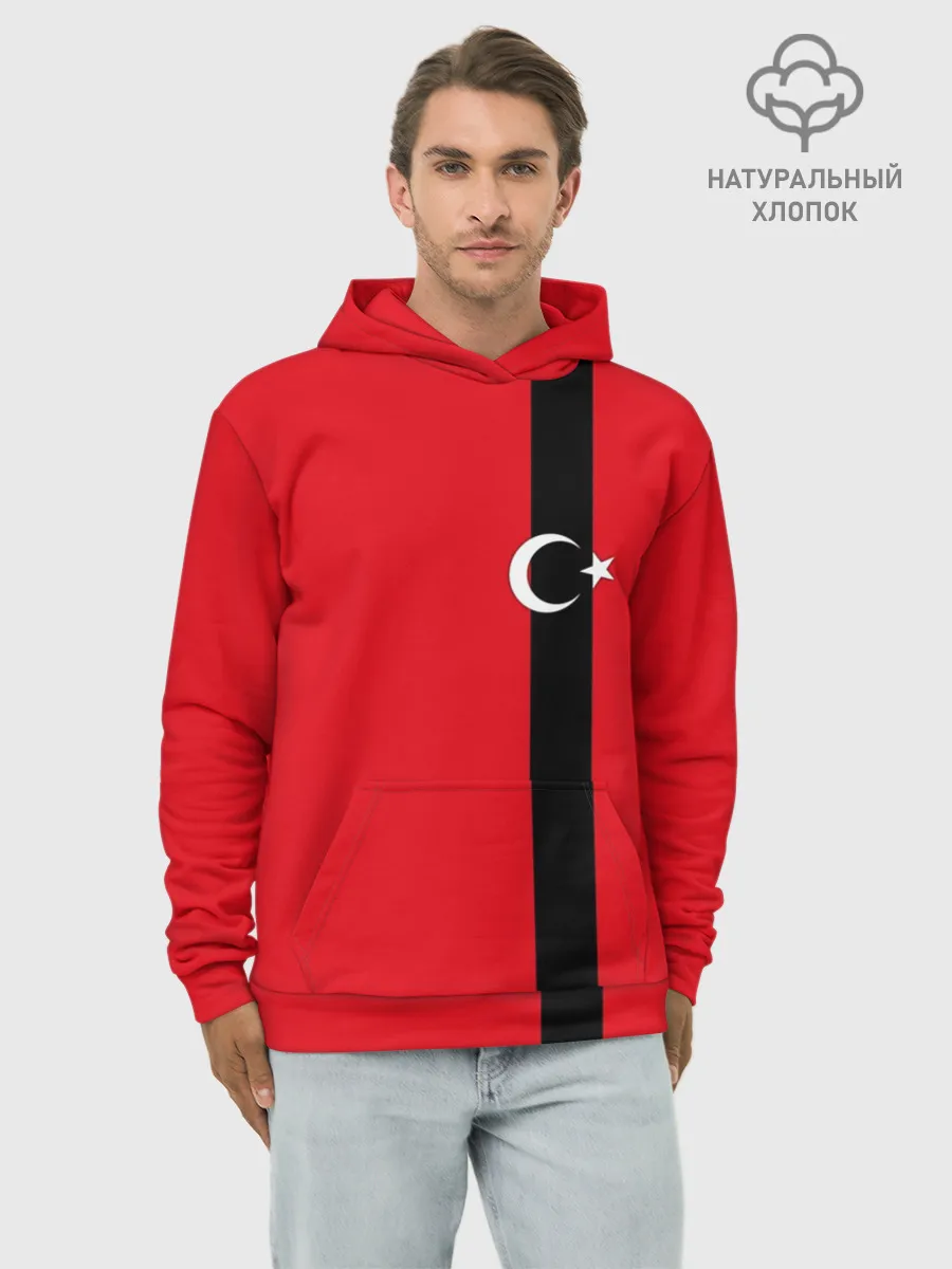Худи мужской база хлопок / Турция лента