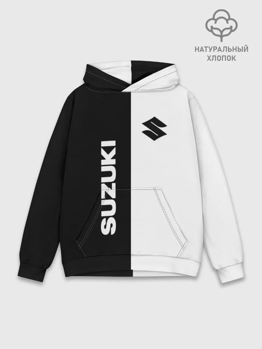 Худи мужской база хлопок / Suzuki