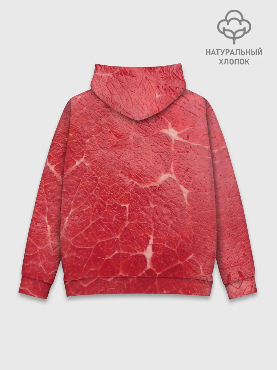 Худи мужской база хлопок / Мясо 100%