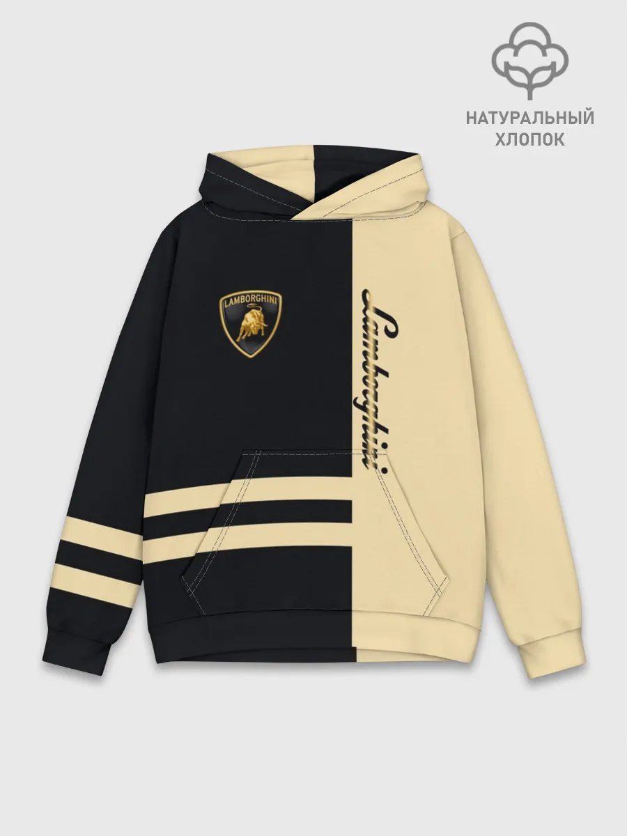 Худи мужской база хлопок / Lamborghini