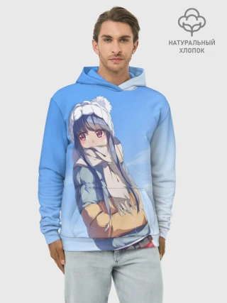 Худи мужской база хлопок / Rin Shima