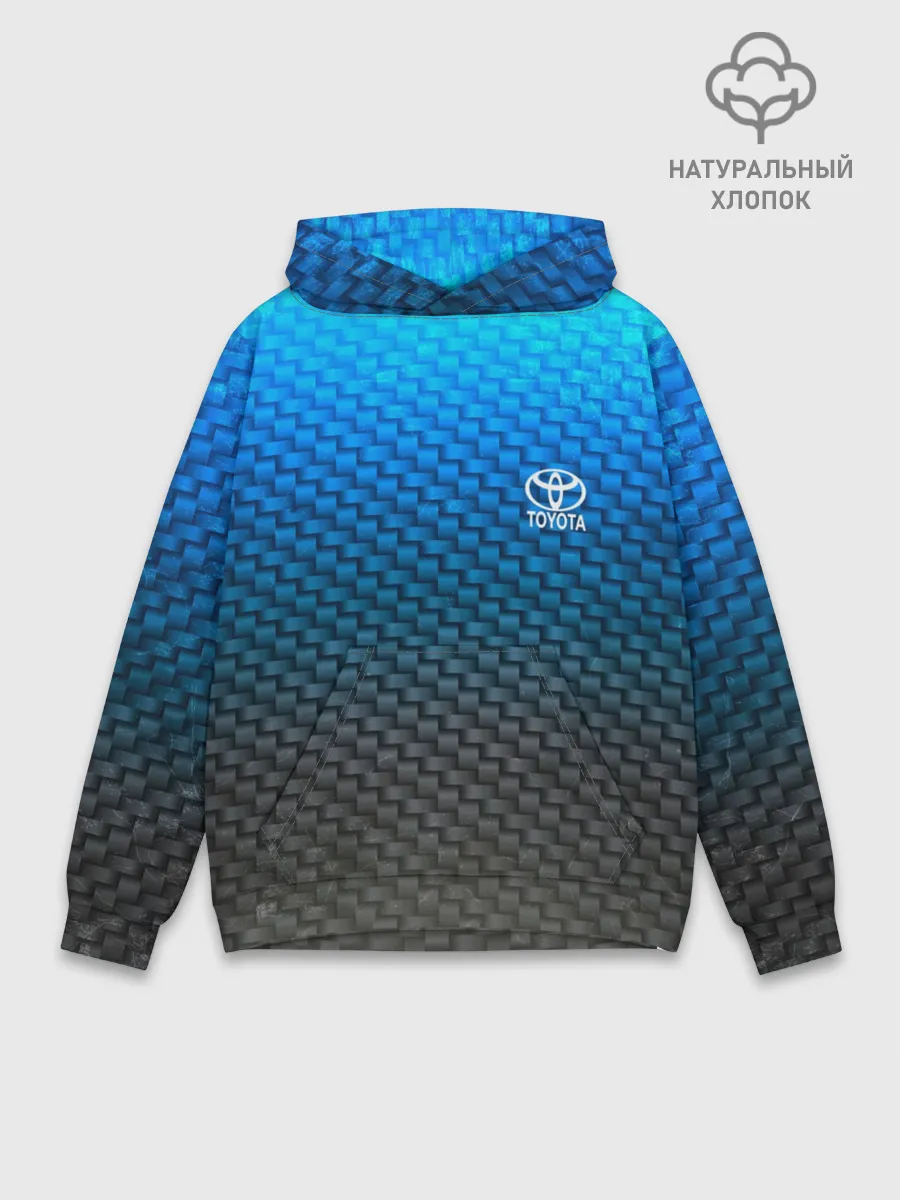 Худи мужской база хлопок / TOYOTA COLLECTION CARBON