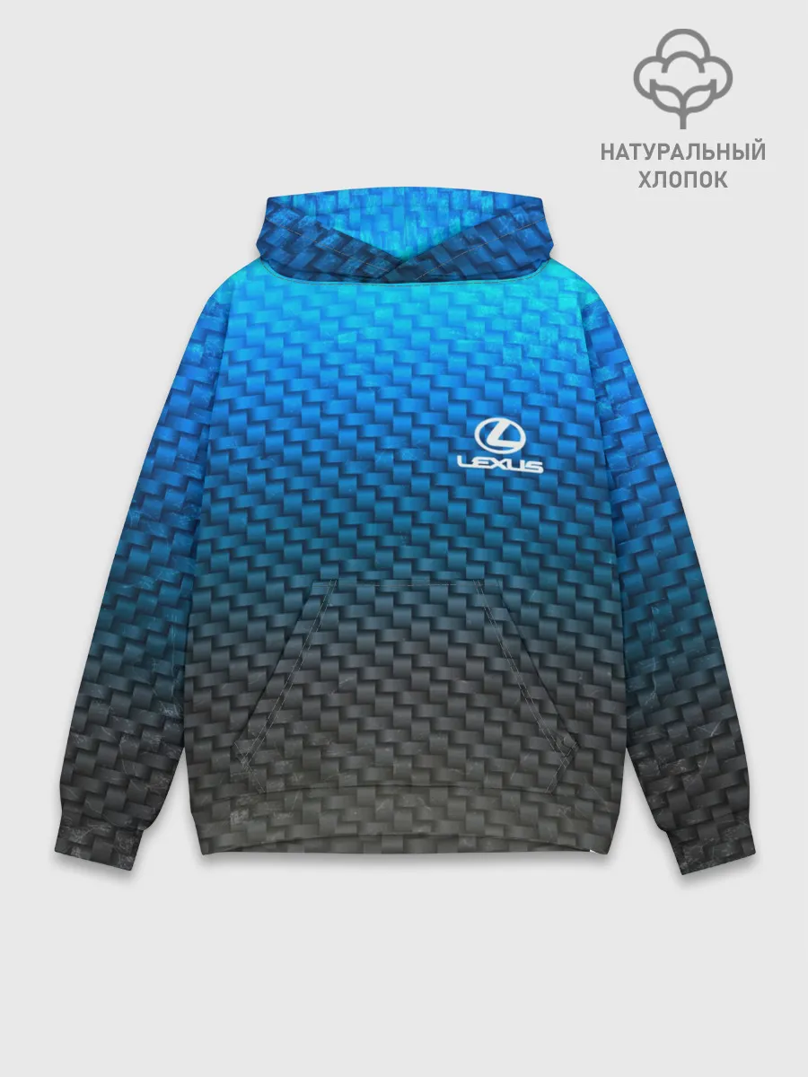 Худи мужской база хлопок / LEXUS COLLECTION CARBON