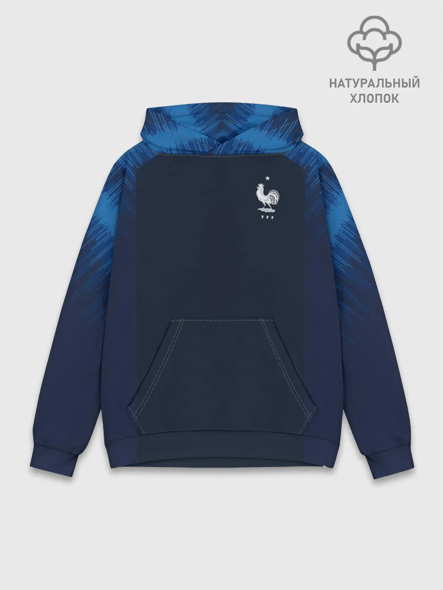 Худи мужской база хлопок / France home WC 2018