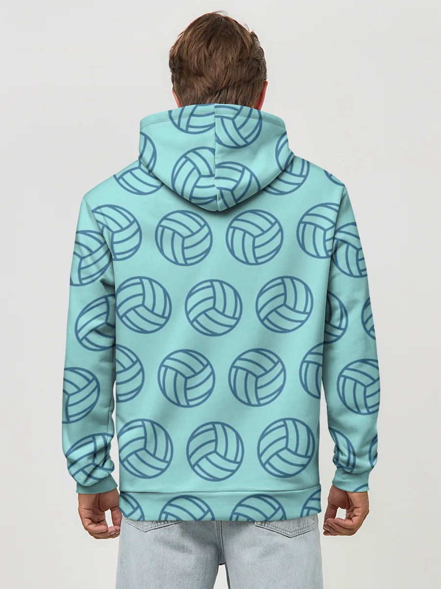 Худи мужской база хлопок / Волейбол