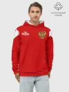Худи мужской база хлопок / Сборная России 2018 Акинфеев