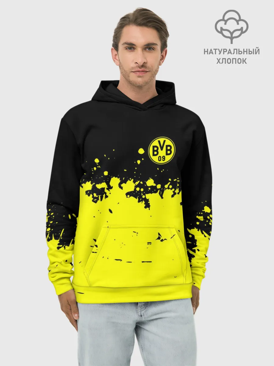 Худи мужской база хлопок / BORUSSIA SPORT