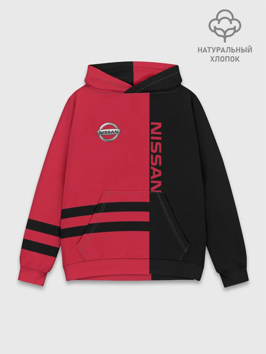 Худи мужской база хлопок / Nissan