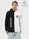 Худи мужской база хлопок / Volvo
