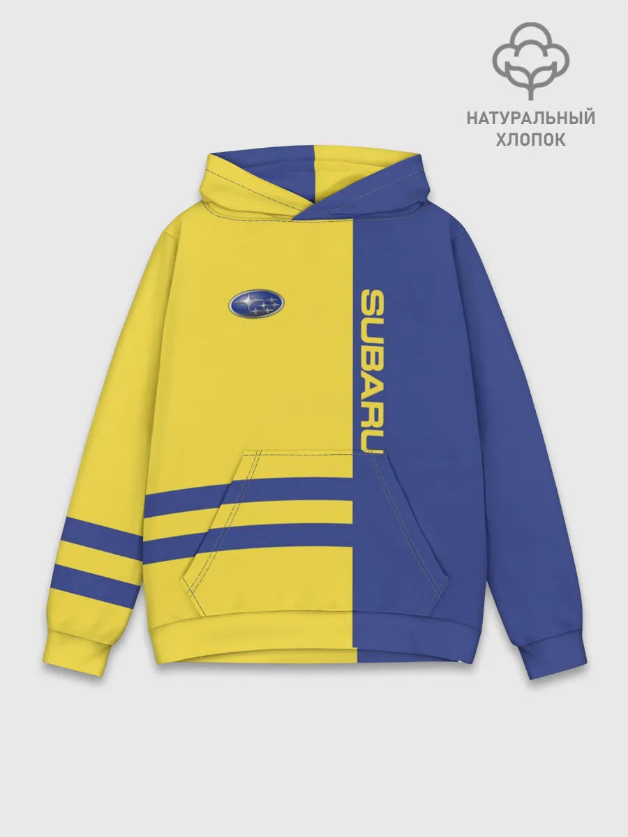 Худи мужской база хлопок / Subaru