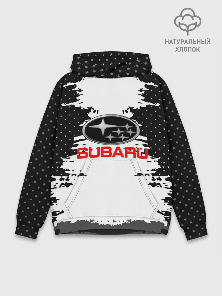 Худи мужской база хлопок / Subaru
