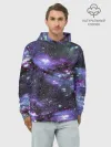 Худи мужской база хлопок / Sky nebula