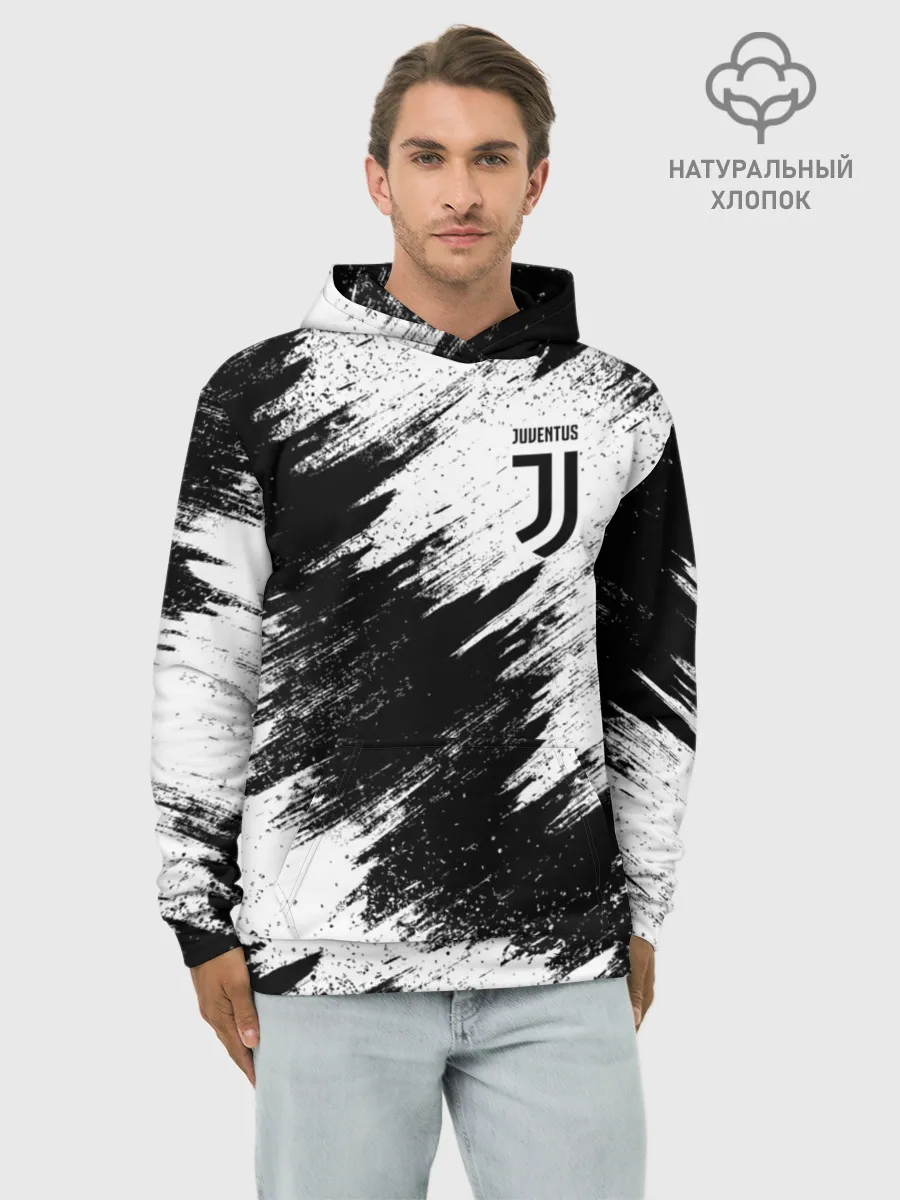 Худи мужской база хлопок / Juventus
