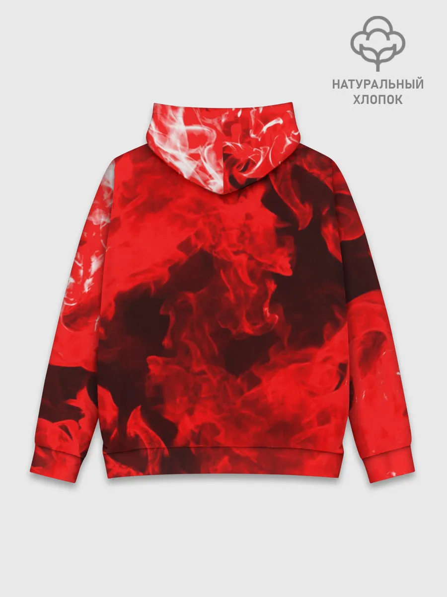 Худи мужской база хлопок / Red Snake