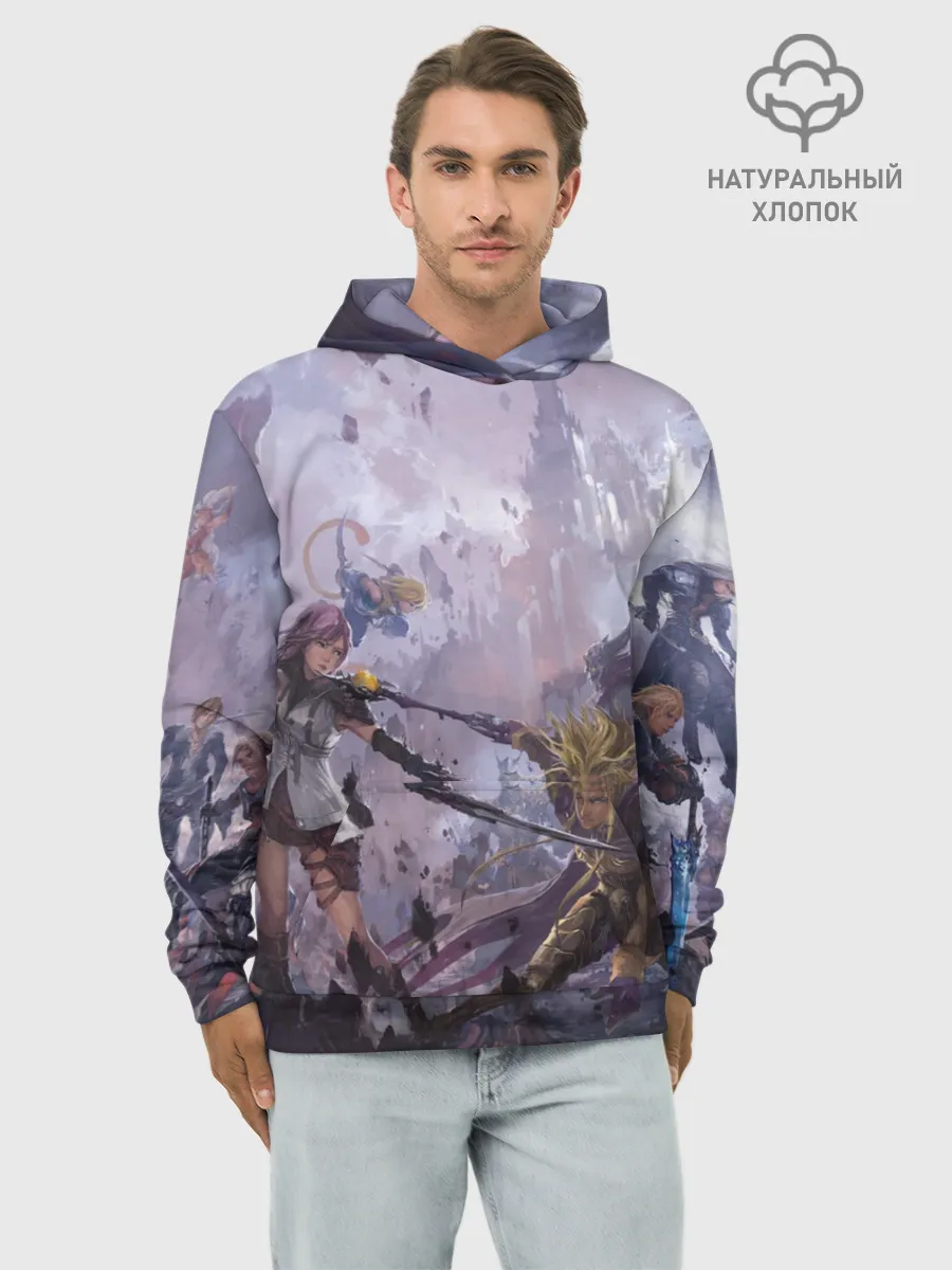 Худи мужской база хлопок / Final Fantasy
