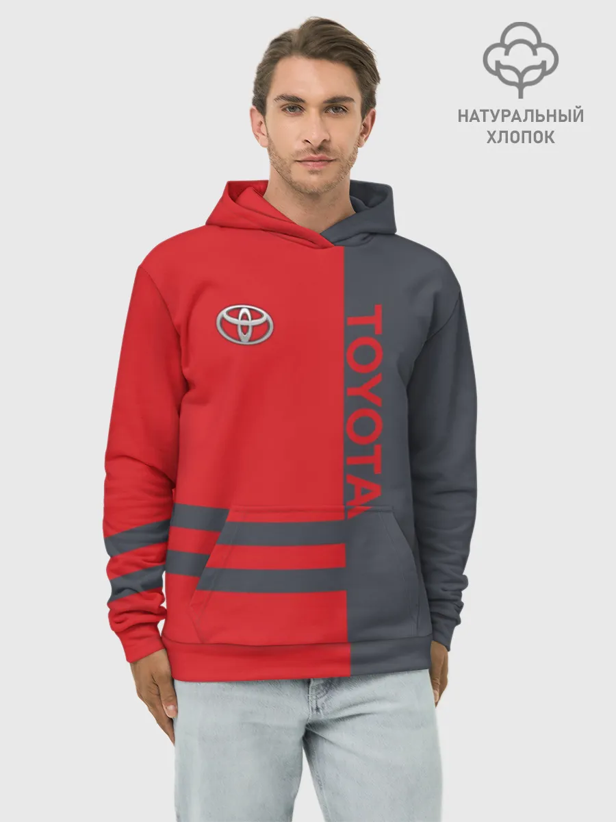 Худи мужской база хлопок / Toyota