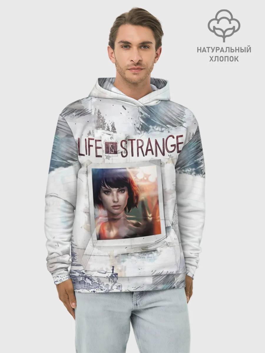 Худи мужской база хлопок / Max. Life is Strange.