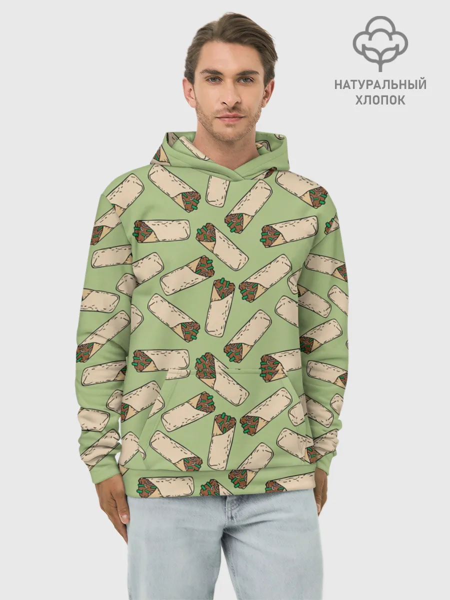 Худи мужской база хлопок / Шаверма