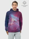 Худи мужской база хлопок / Космос