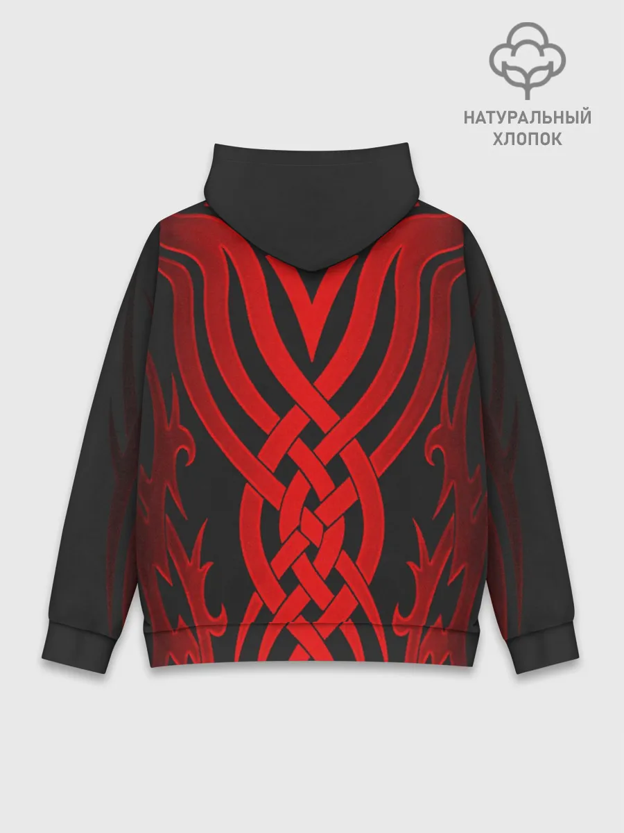 Худи мужской база хлопок / Ornament II