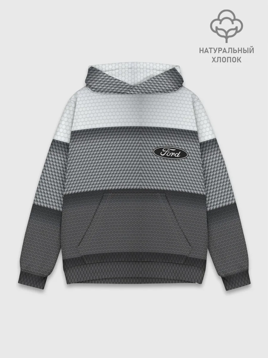 Худи мужской база хлопок / Ford sport