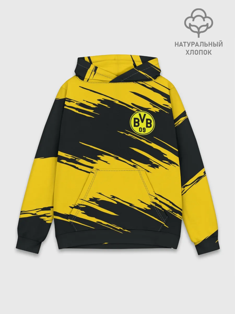 Худи мужской база хлопок / Боруссия